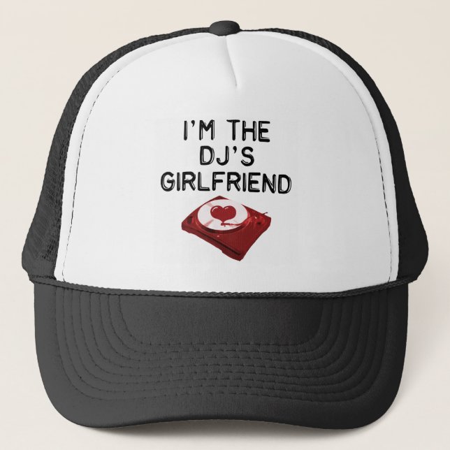 Casquette Je suis la petite amie du DJ (Devant)
