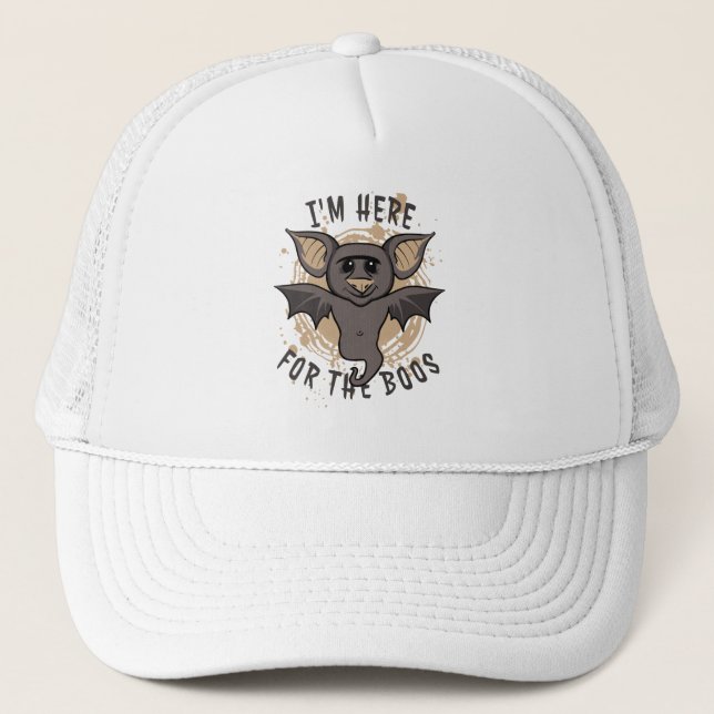 Casquette Je suis là pour les huées (Devant)