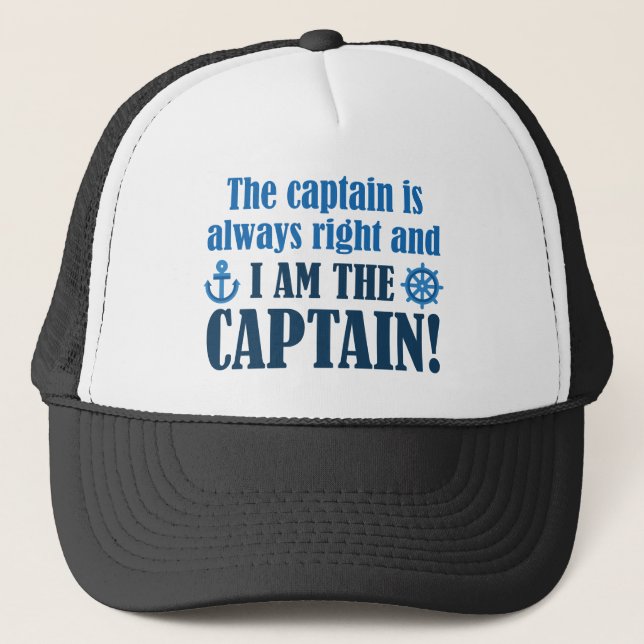 Casquette Je Suis Le Capitaine (Devant)