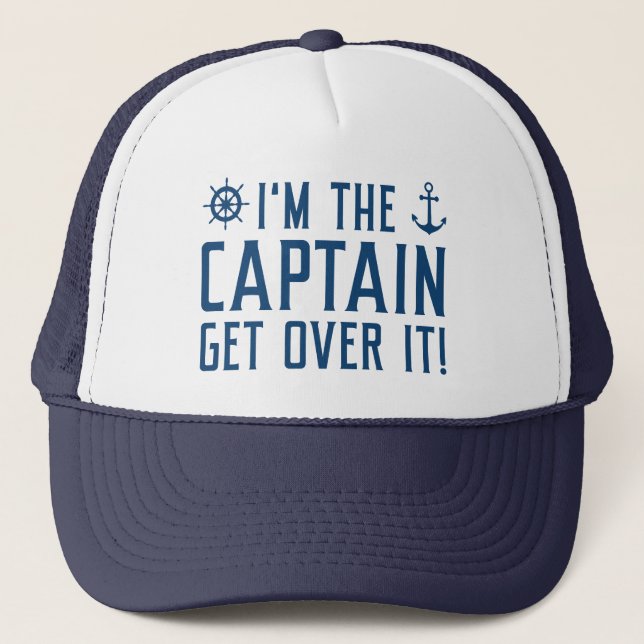 Casquette Je suis le Capitaine s'en va (Devant)