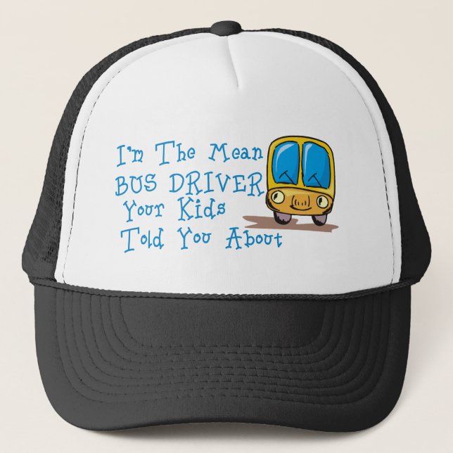 Casquette Je suis le chauffeur de bus moyen (Devant)