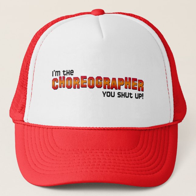 Casquette Je suis le chorégraphe, vous ai fermé ! (Devant)