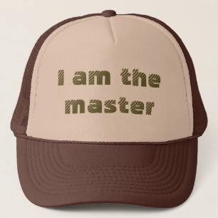 Casquette Je suis le maître