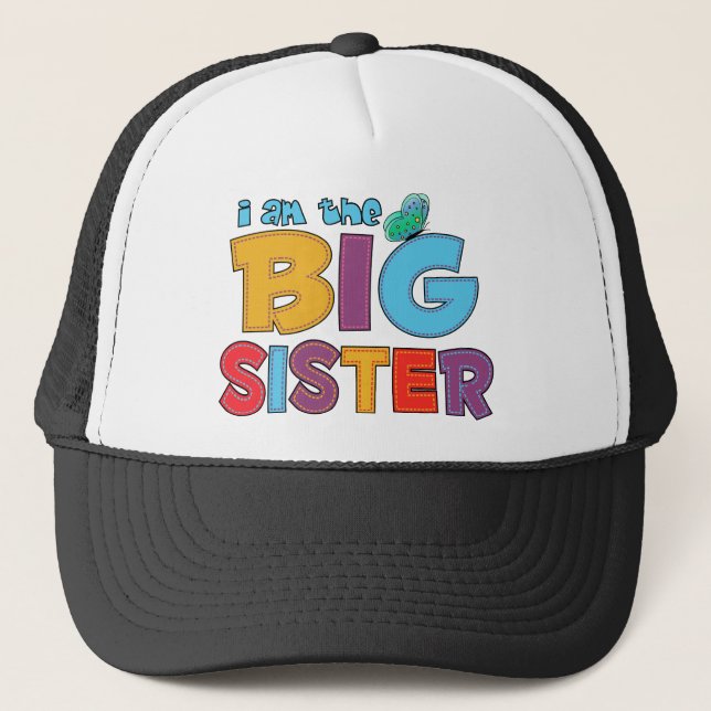 Casquette Je suis le papillon Big Sister (Devant)