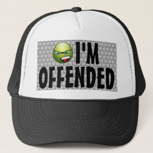 Casquette Je suis offensé Enveloppé de bulle en colère