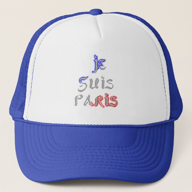 Casquette Je Suis Paris Art Print (Devant)