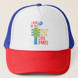 Casquette Je suis peut-être vieux mais je dois voir toutes l