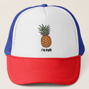 Casquette Je suis Pine Drôle Chemise de Pineapple Drôle Homm