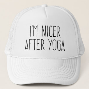 Casquette Je suis plus gentil après le yoga