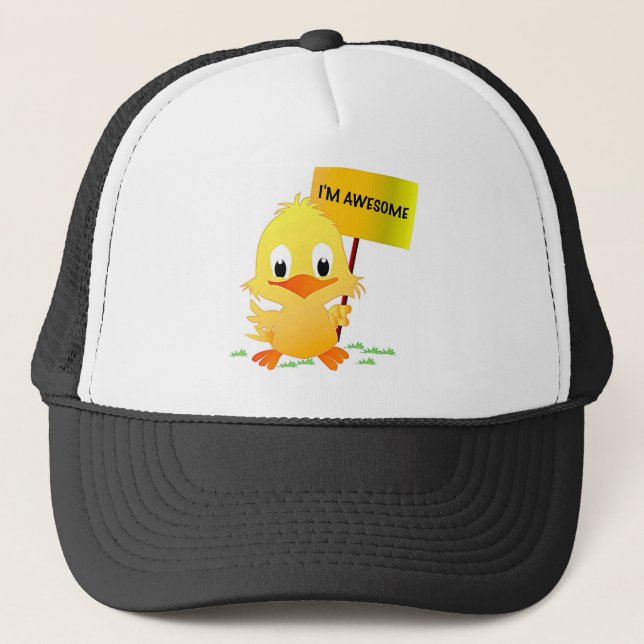 Casquette Je suis poussin impressionnant (Devant)