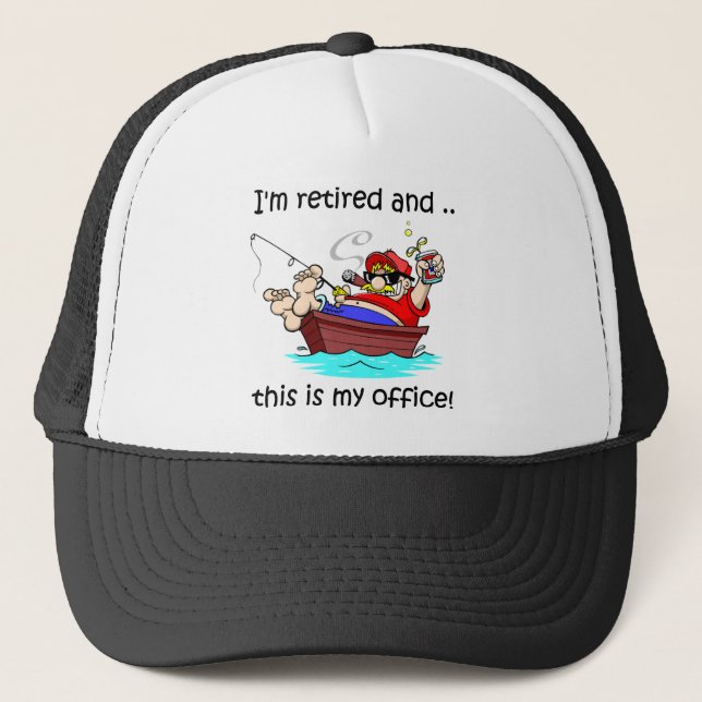 Casquette Je suis retiré et c'est mon bureau ! (Devant)