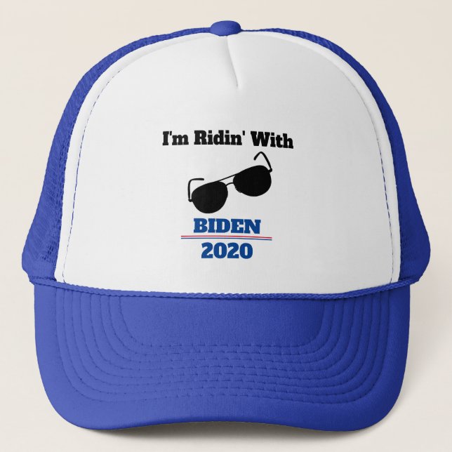 Casquette Je suis Ridin' avec Biden en 2020 (Devant)