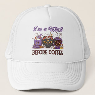 Casquette Je suis sorcière avant le café