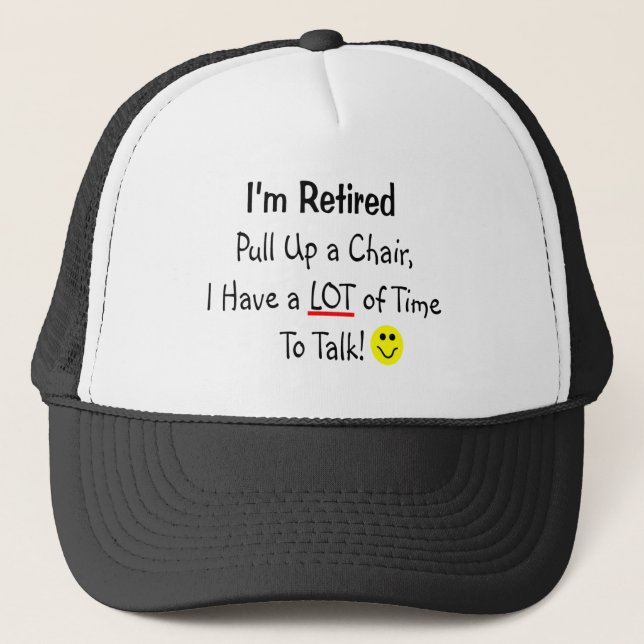 Casquette Je suis SORT retiré D'ENTRETIEN de TEMPS (Devant)