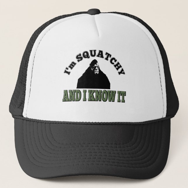 Casquette Je suis SQUATCHY et je le sais ! (Devant)
