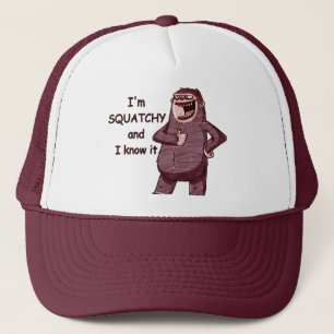Casquette Je suis SQUATCHY ET JE LE SAIS - logo drôle de