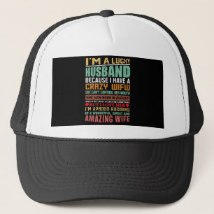 Casquette Je suis un cadeau de mari chanceux pour les amoure
