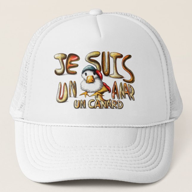 Casquette je suis un canard (Devant)