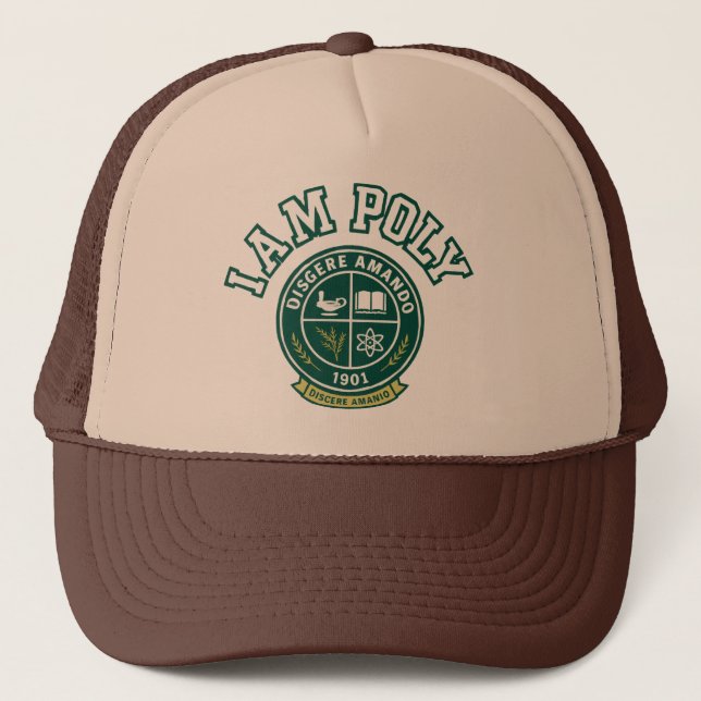 Casquette Je suis un chapeau de camionneur POLY (Devant)