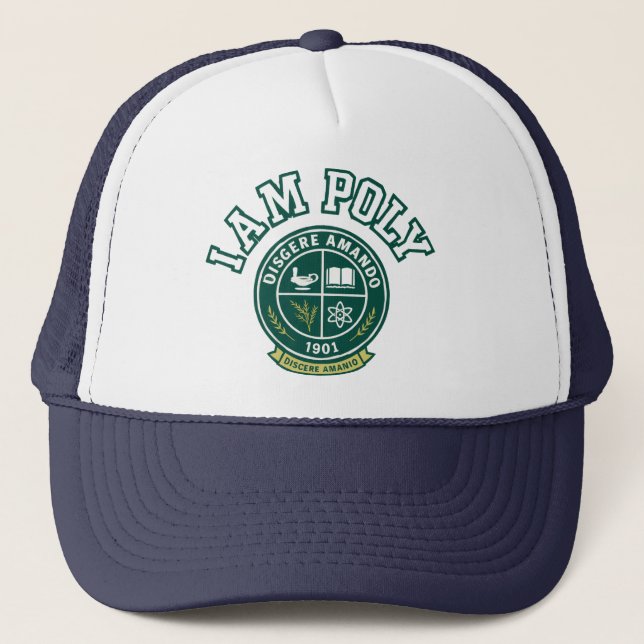 Casquette Je suis un chapeau de camionneur POLY (Devant)