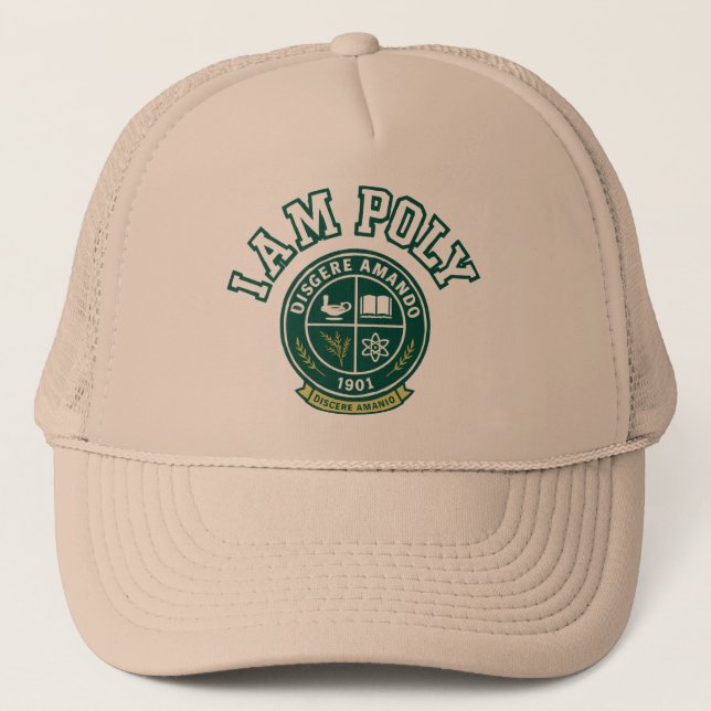 Casquette Je suis un chapeau de camionneur POLY (Devant)
