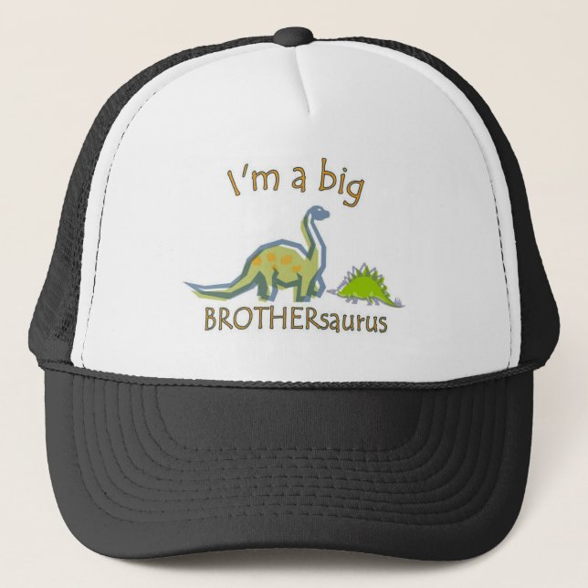 Casquette Je suis un grand brothersaurus (Devant)