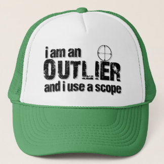Casquette Je suis un OUTLIER...craignez-moi.