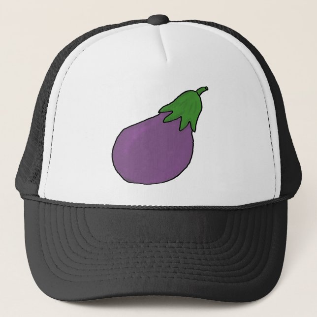 Casquette Je suis une aubergine (Devant)