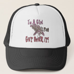 Casquette Je suis une fille que je pêche au-dessus de lui