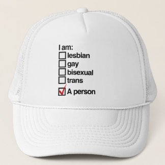 Casquette Je suis une personne LGBT