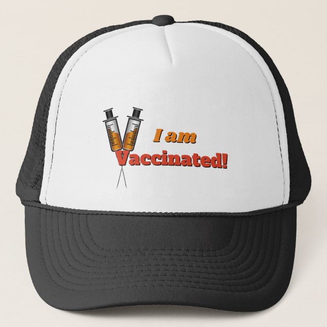 Casquette Je suis vacciné ! 💉 (Devant)