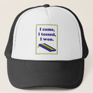 Casquette Je suis venu, j'ai jeté, j'ai gagné.