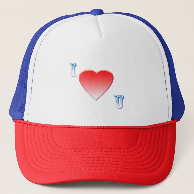 Casquette Je t'aime (Devant)