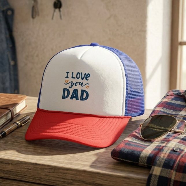 Casquette Je t'aime Papa Conception drôle de la fête des pèr (Créateur téléchargé)