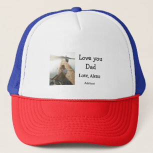 Casquette Je t'aime papa fête des pères élégant ajouter du t
