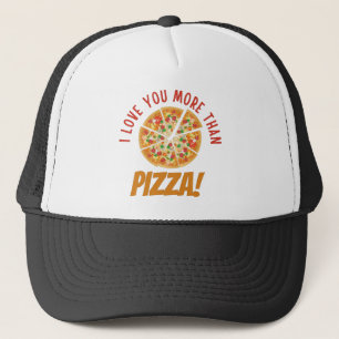 Casquette Je T'Aime Plus Que Pizza
