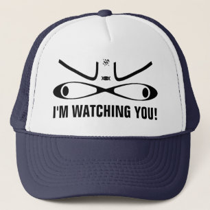 Casquette Je te surveille Humour drôle et flippant