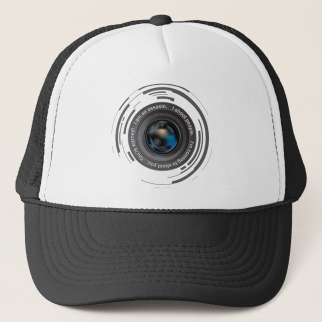 Casquette Je tire des personnes (Devant)
