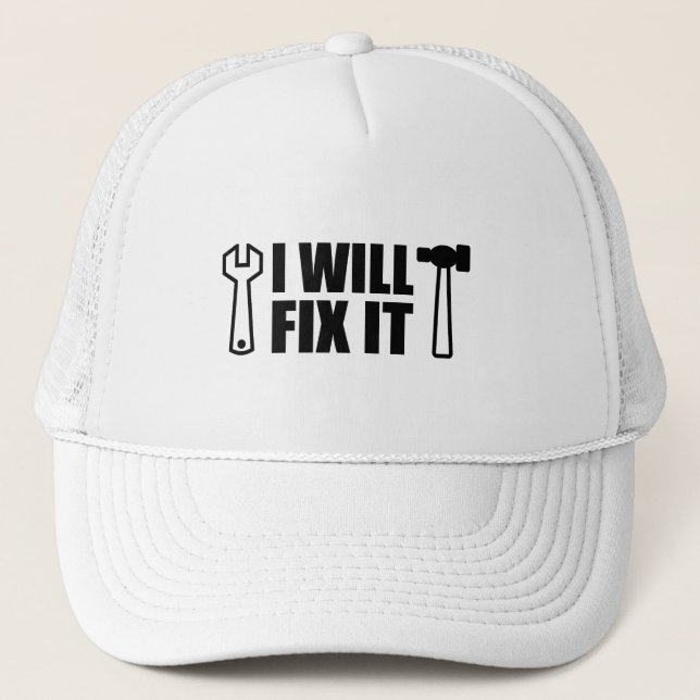 Casquette Je vais le réparer (Devant)