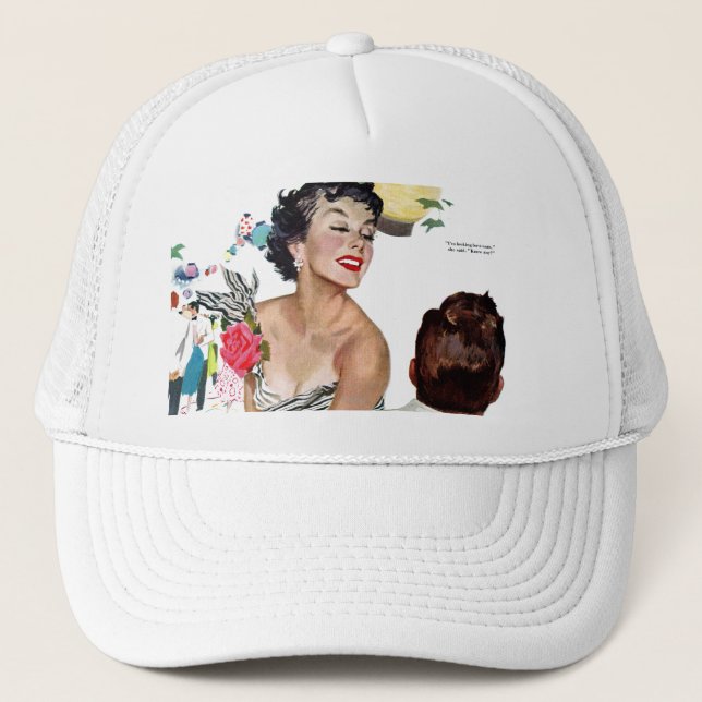 Casquette Je veux un homme (Devant)