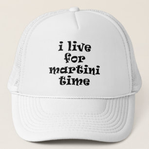 Casquette Je vis pour le chapeau de l'heure du Martini