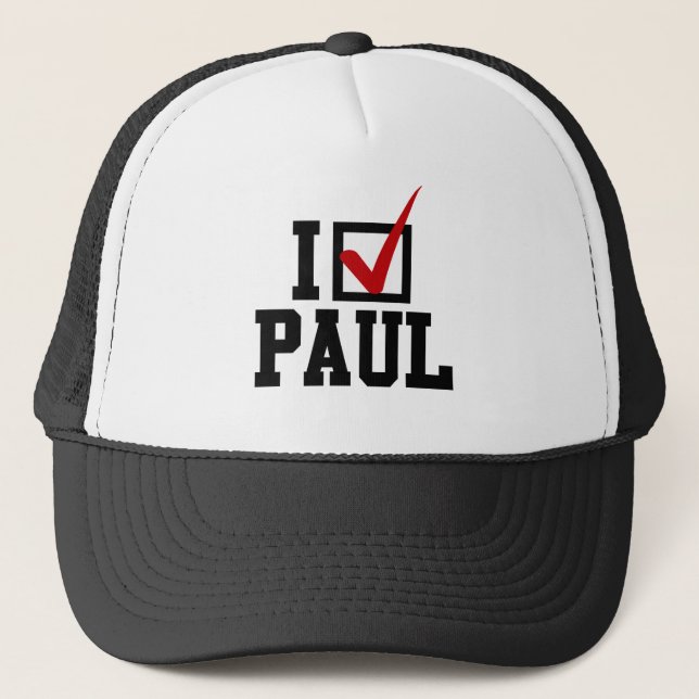 Casquette Je VOTE POUR RON PAUL (Devant)