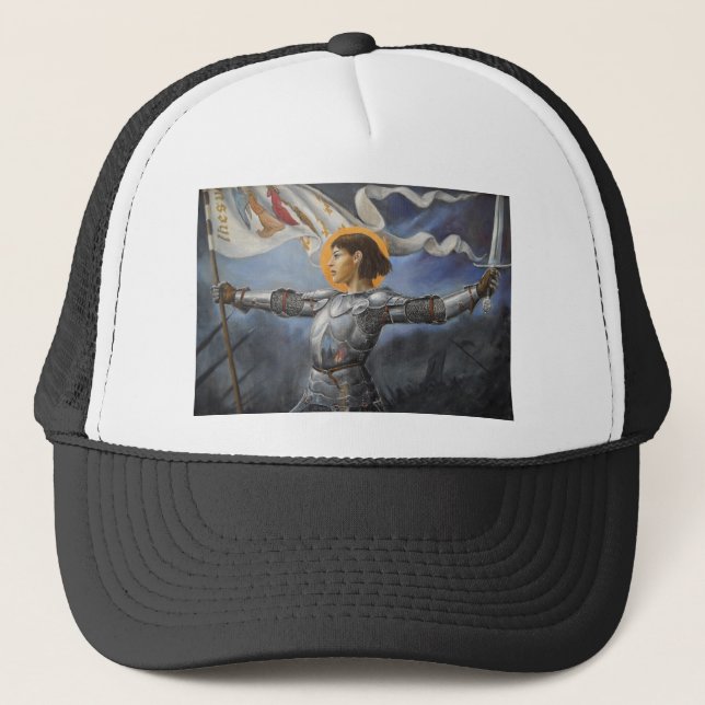 Casquette Jeanne d'Arc avec la bannière (Devant)