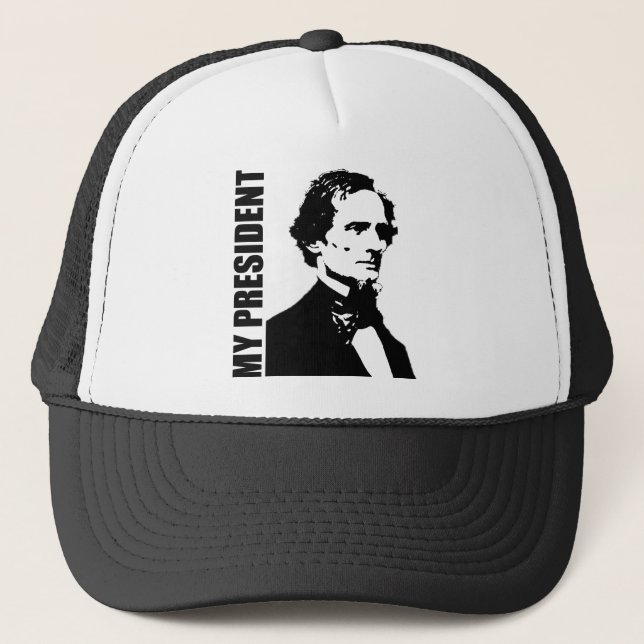 Casquette Jefferson Davis - mon président (Devant)
