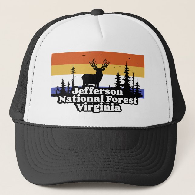 Casquette Jefferson National Forest Virginia (Devant)