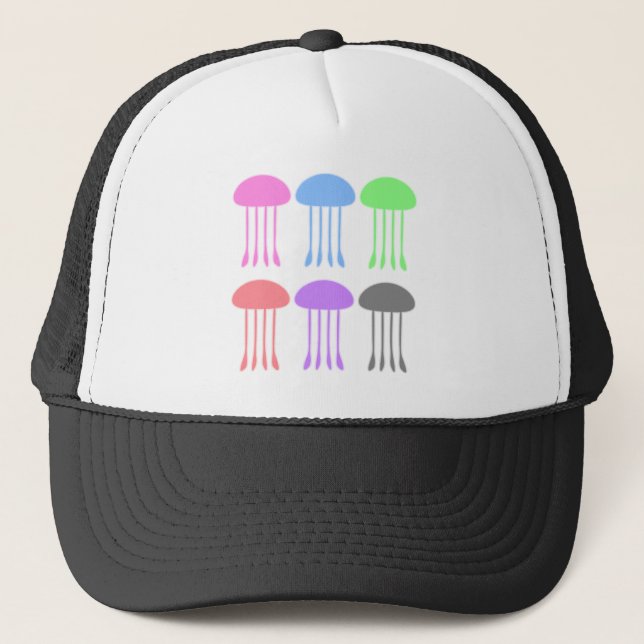 Casquette Jellyfish arc-en-ciel sur la parade (Devant)