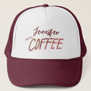 Casquette Jennifer a besoin de café