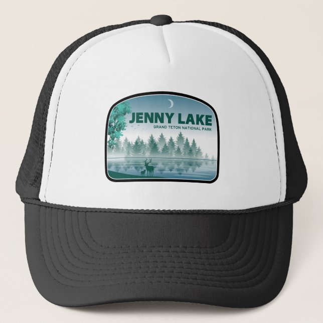 Casquette Jenny Lake Grand Teton National Park Deer (Devant)