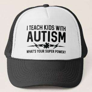Casquette J'enseigne aux enfants autistes