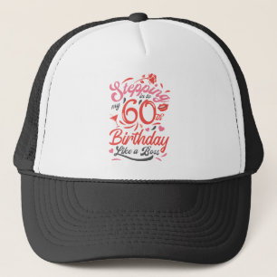 Casquette J'entre dans mon 60e anniversaire comme un patron